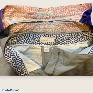 J Crew Chino Shorts Bundle of 3